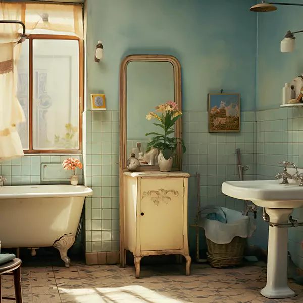 1950 Bathroom Remodel in Naples, Florida