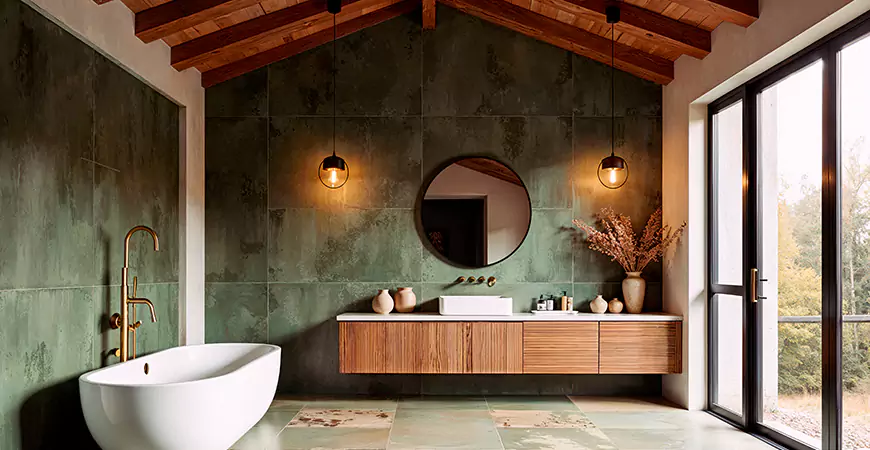 Rustic Bathroom Renovation in Naples