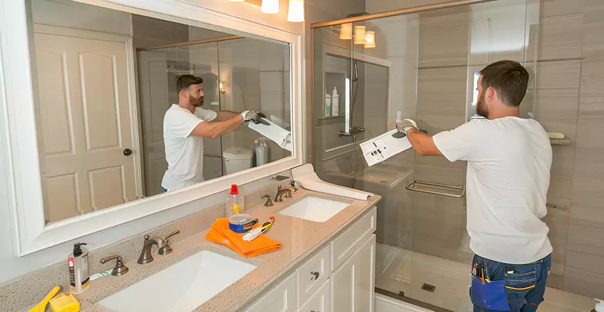 Simple Modern Bathroom Remodel in Naples